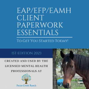Equine Assisted Psychotherapy Client Essentials Paperwork- Electronic & Physical